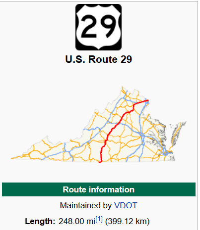 route 29 highway